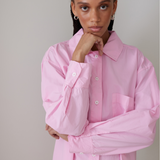 Oversized Shirt Cotton - Pink