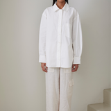 Oversized Shirt Cotton - White