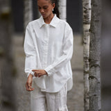 Oversized Shirt Cotton - White