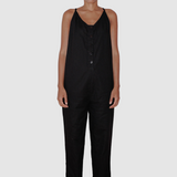 Jumpsuit Linen Cotton - Black