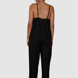 Jumpsuit Linen Cotton - Black