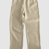 Straight Trousers Linen - Pistachio