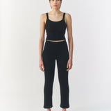 Top Plissé Merino - Black