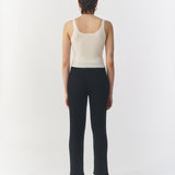 Top Ribbed Merino - Ivory