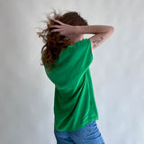 Vintage Silk T-Shirt Green No. 3